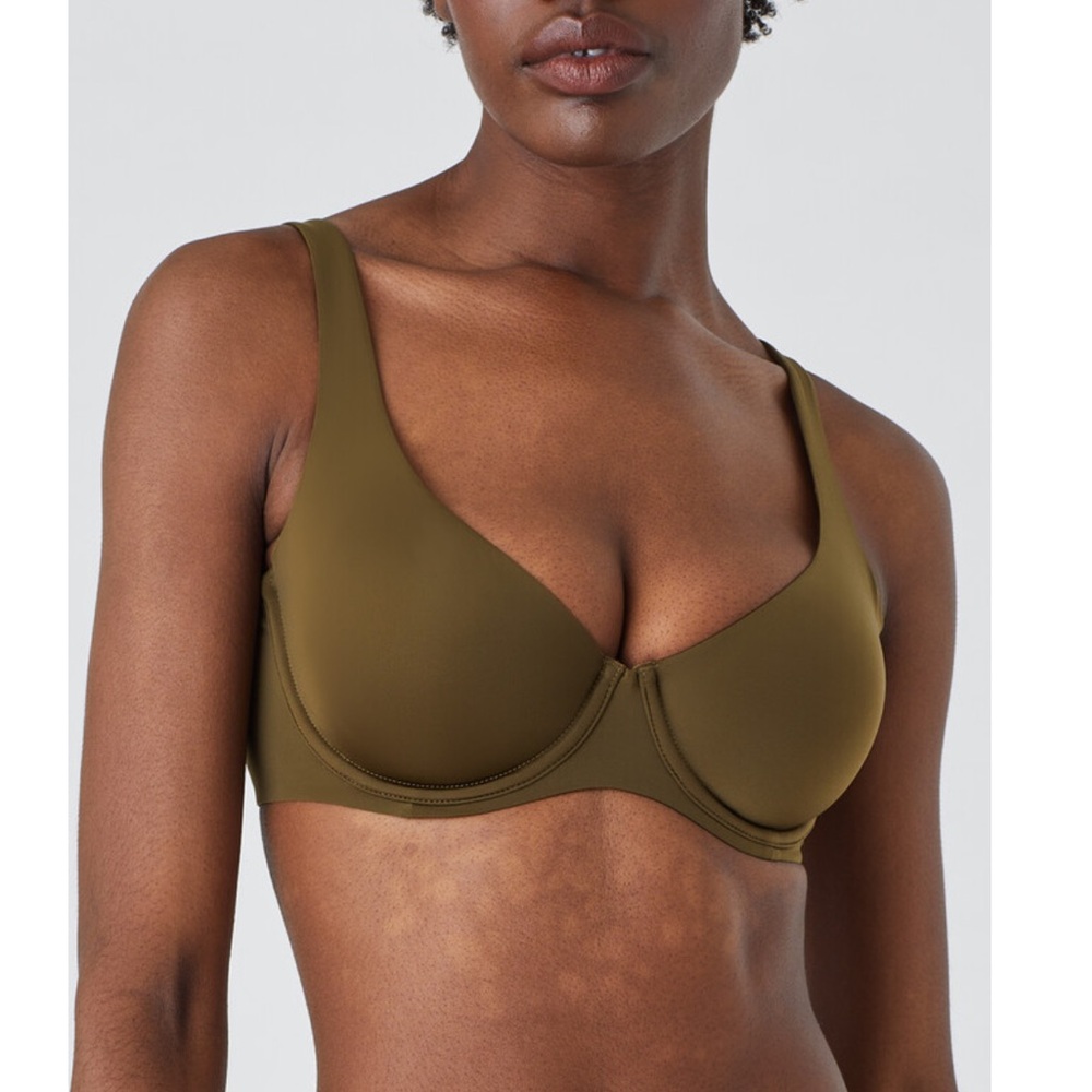 Cuup the scoop bra NWT in moss